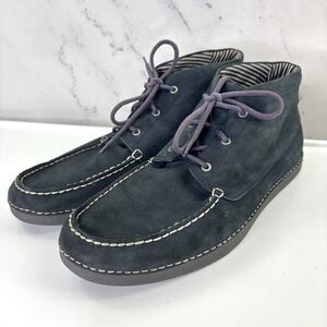 UGG Kaldwell Men’s 13 Chukka Boat Boots shoes Vibram Blue Nubuck Leather Preppy